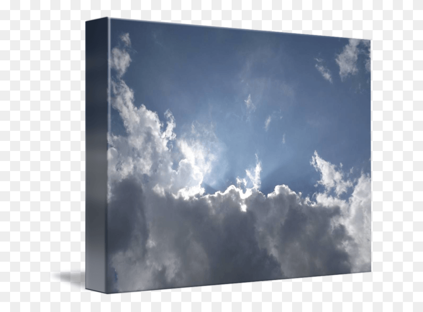 650x560 Clouds With Sun Rays By Jim Orcutt Image Free Cumulus, Nature, Outdoors, Cloud HD PNG Download