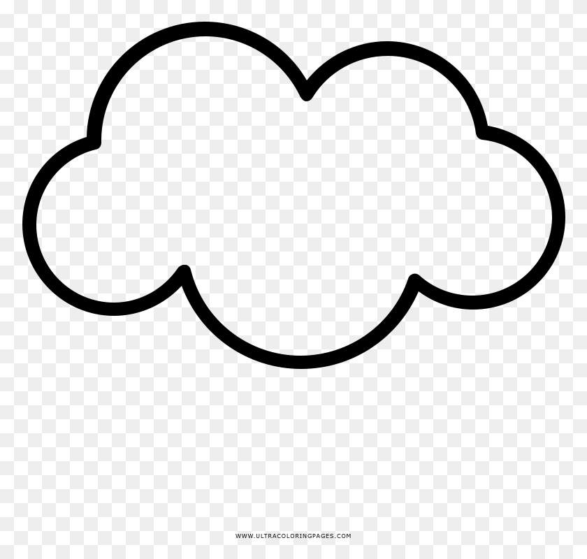 778x740 Cloudy Coloring Page, Gray, World Of Warcraft HD PNG Download