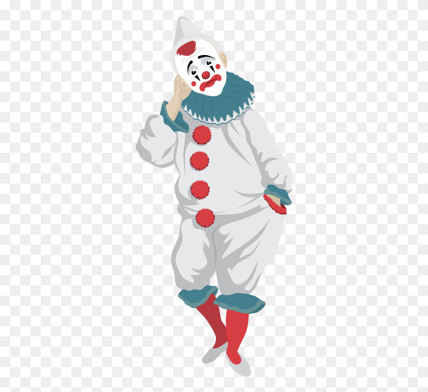 309x709 Clown, Clothing, Snowman, Winter HD PNG Download