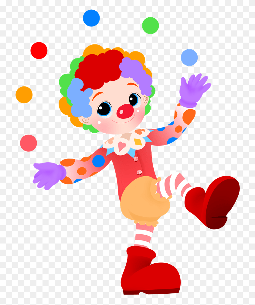742x942 Clown Clipart, Cupid, Toy HD PNG Download