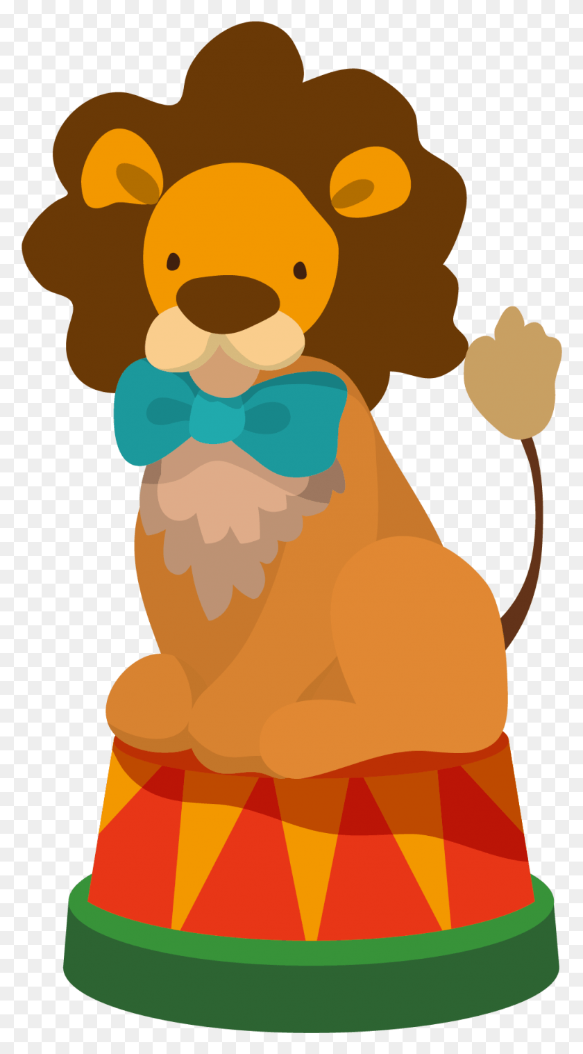 969x1811 Clown Clipart Circus Lion Circus Lion Clipart, Toy, Teddy Bear HD PNG Download