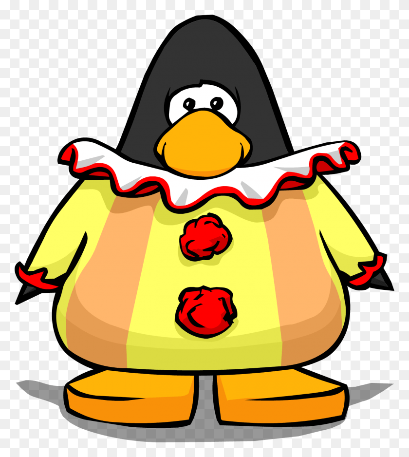 1380x1554 Clown Clipart Clown Costume Jpg Penguin From Club Penguin, Bag, Food, Angry Birds HD PNG Download
