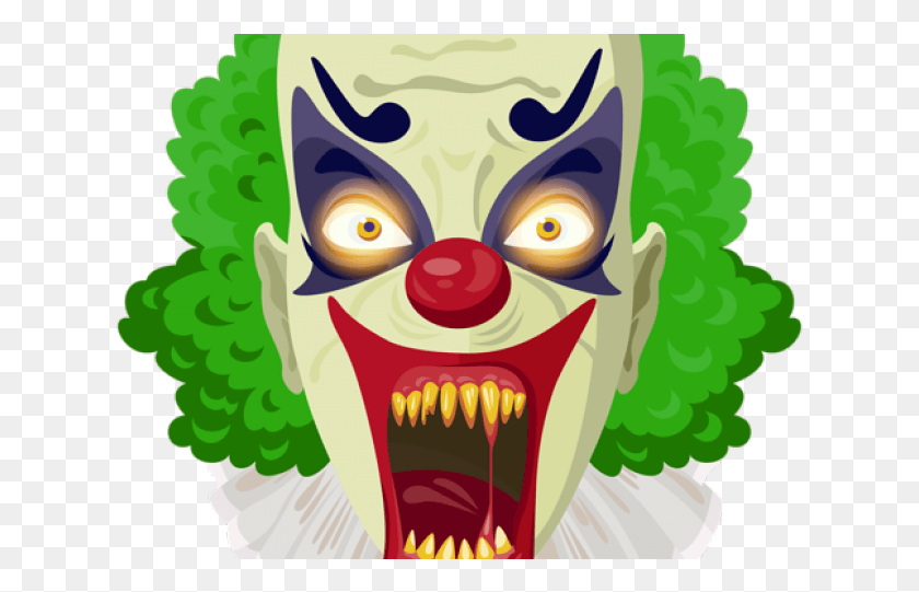 629x481 Clown Clipart Evil Jester Scary Halloween Clipart, Performer, Leisure Activities HD PNG Download