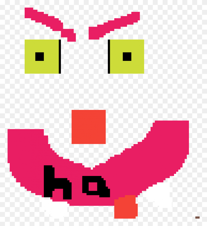 1081x1189 Clown Face Illustration, Symbol, Text, Pac Man HD PNG Download