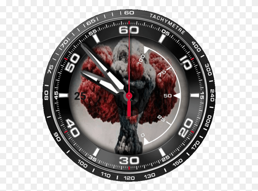 564x564 Clown Face Preview, Compass, Analog Clock, Clock HD PNG Download