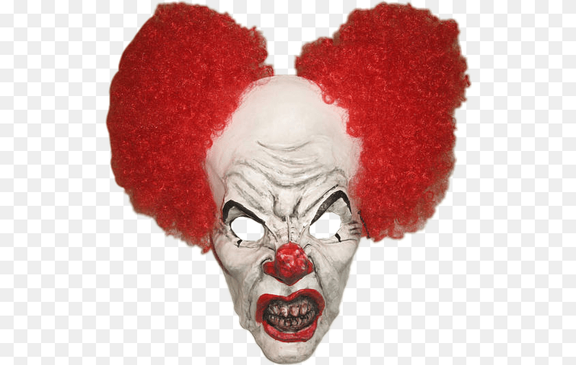 535x532 Clown Hair Transparent Clipart Clown, Person, Face, Head, Performer PNG