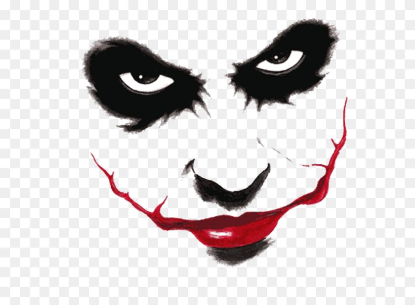573x556 Payaso Joker Jokerface Face Polyvore Ftestickers Freetoedit Joker, Máscara, Gráficos Hd Png