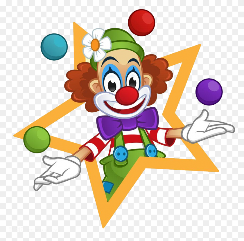958x948 Клоун На Прозрачном Фоне Мультфильм Клоун, Исполнитель, Игрушка, Жонглирование Png Скачать