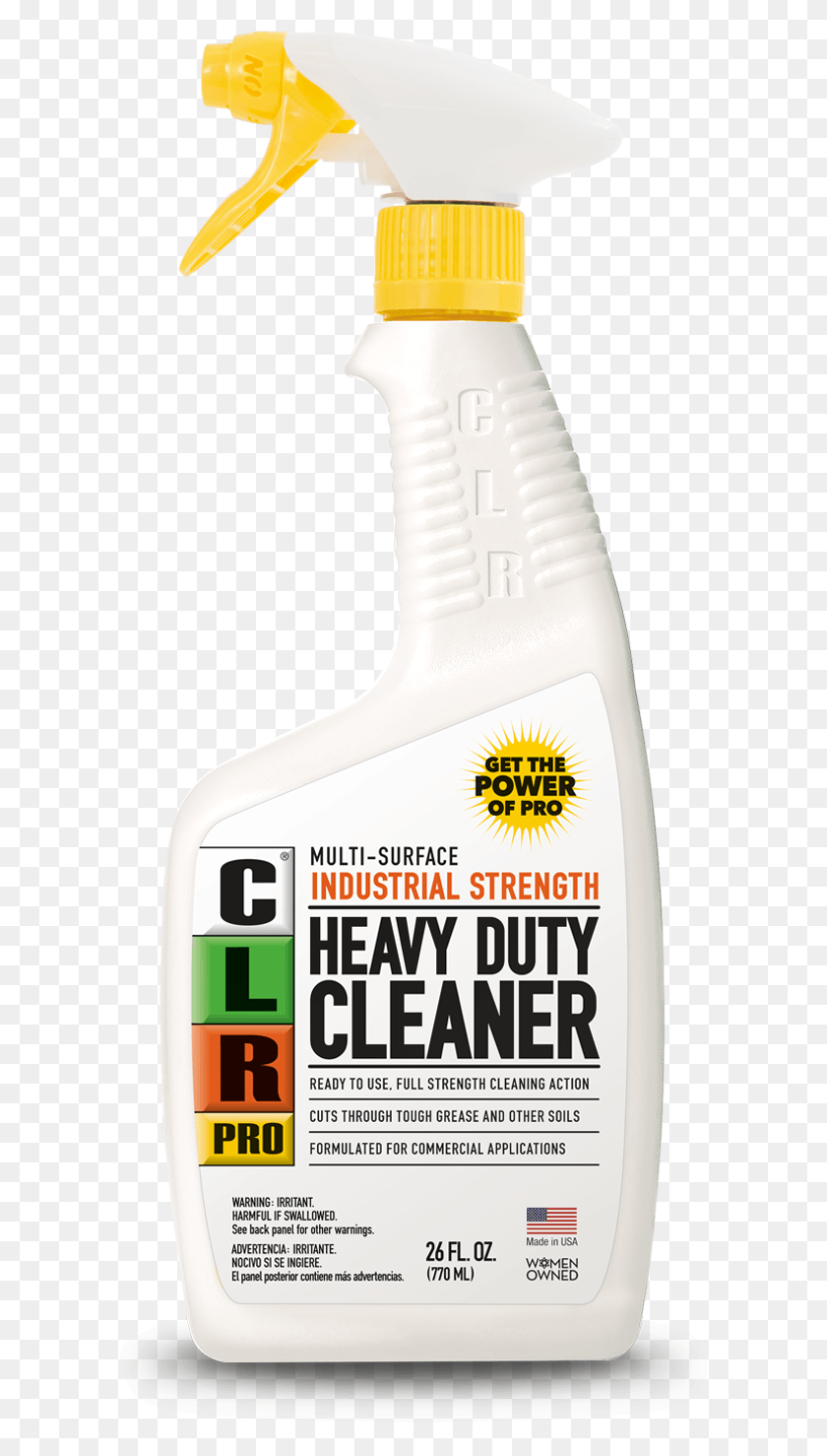 610x1418 Clr Pro Heavy Duty Cleaner 26 Унций Dezynfekcja Wyciski, Бутылка, Лосьон, Молоток Png Скачать