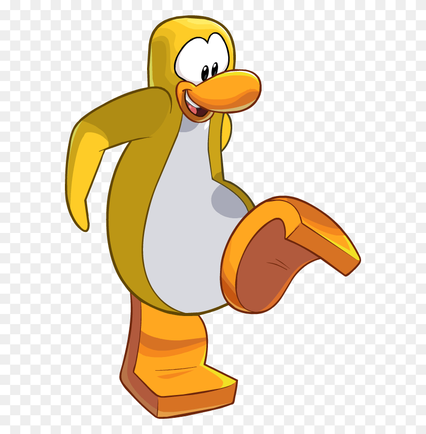 584x797 Club Penguin Penguins Cut Out Club Penguin, Animal, Bird, Hammer HD PNG Download