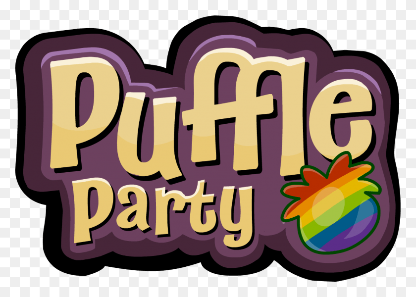 1106x766 Club Penguin Puffle Party Coming March 2016 41 Puffles Club Penguin Puffle Party Logo, Text, Label, Word HD PNG Download