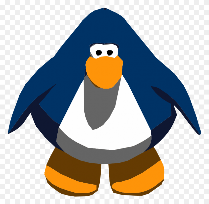 822x801 Club Penguin With Transparent Background Club Penguin Blue Penguin, Bird, Animal, King Penguin HD PNG Download