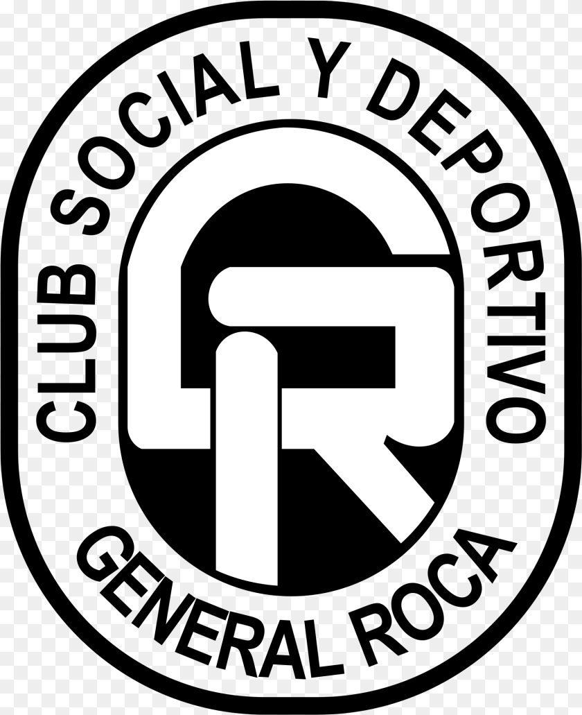 1785x2191 Club Social Y Deportivo General Roca Logo Transparent Emblem, Mailbox, Gas Pump, Machine, Pump Sticker PNG