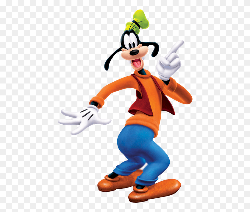 455x651 Clubhouse Goofy 2 Disney Clipart Disney Figurines Mickey Mouse Goofy, Performer, Person, Human HD PNG Download