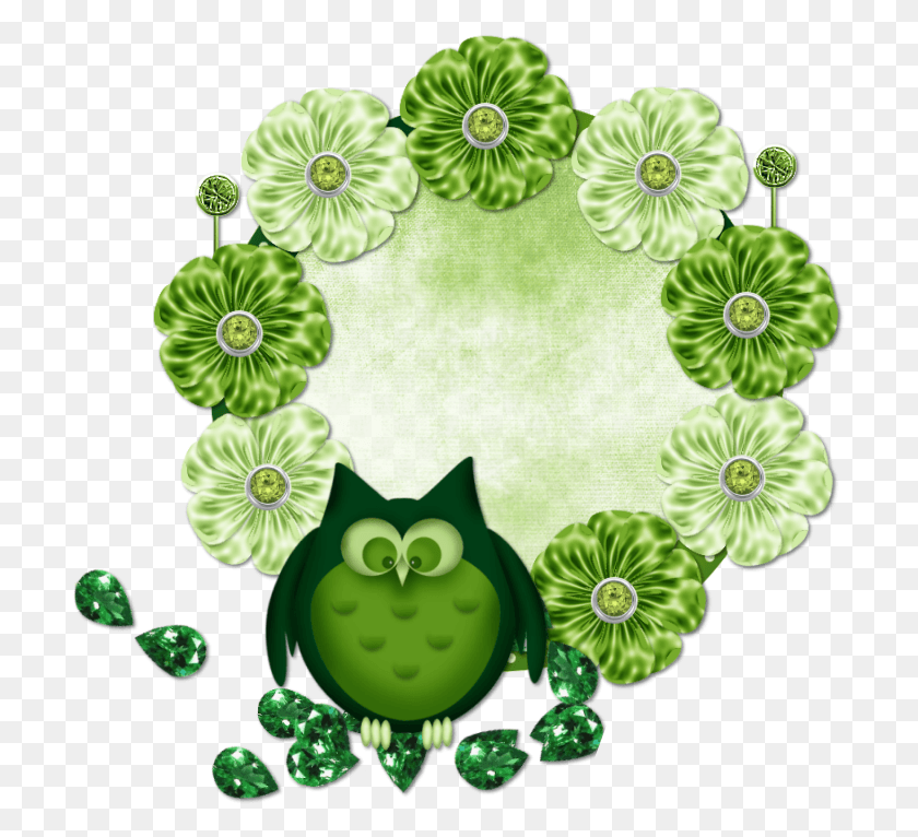 708x706 Cluster Envy Floral Design, Green, Accessories, Accessory HD PNG Download