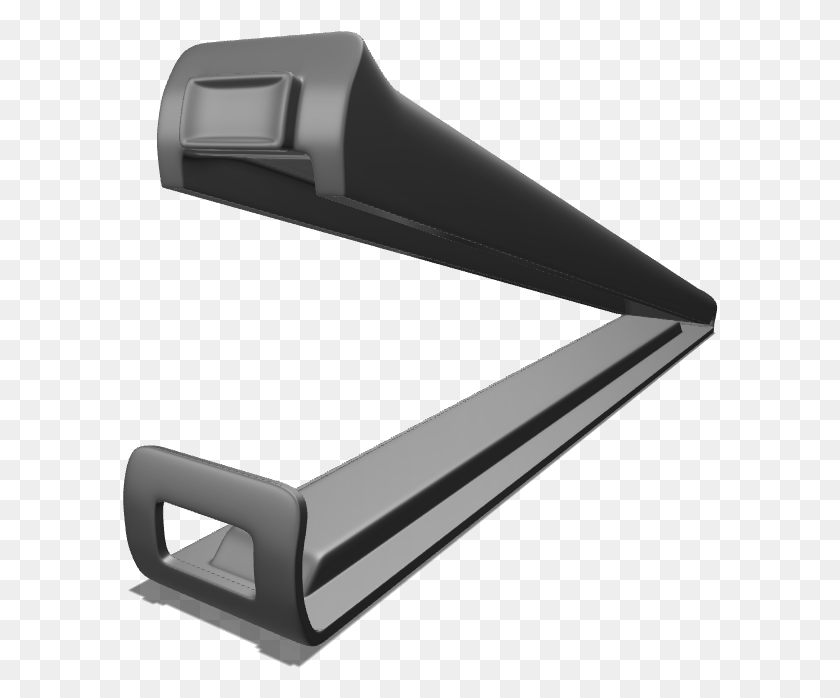 596x638 Cm Bag Clip Ready For 3d Printing Rear View Mirror, Sink Faucet, Razor, Blade HD PNG Download
