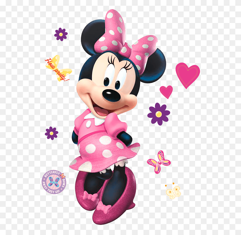556x758 Cm De Ancho Minnie Mickey Mouse Clubhouse Characters, Graphics, Mail HD PNG Download