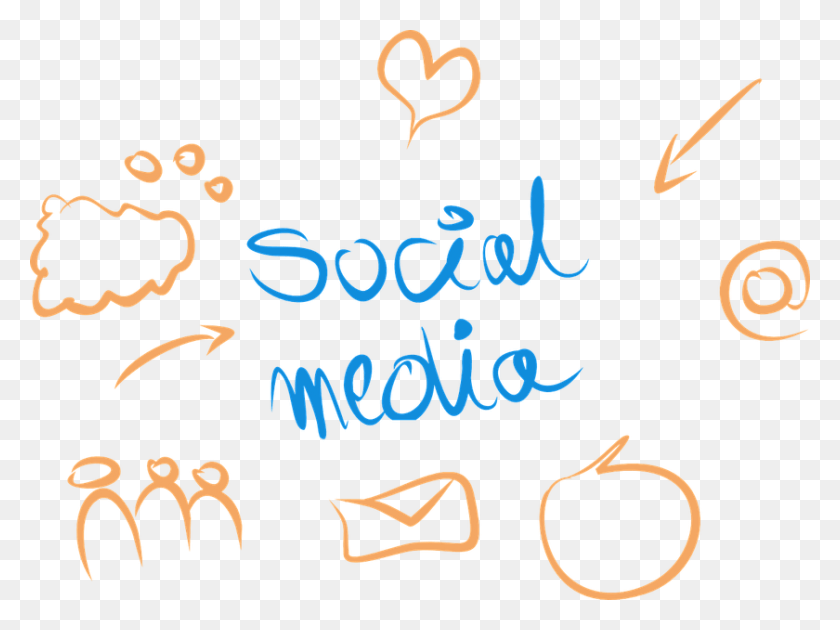 840x614 Cmo Enamorar A Nuestros Clientes En Las Redes Sociales Transparent Social Media Word, Text, Handwriting, Alphabet HD PNG Download