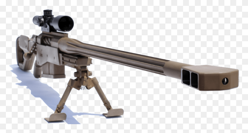 795x400 Cms 145x114mm 14 5 Mm Sniper Rifle, Gun, Weapon, Weaponry HD PNG Download