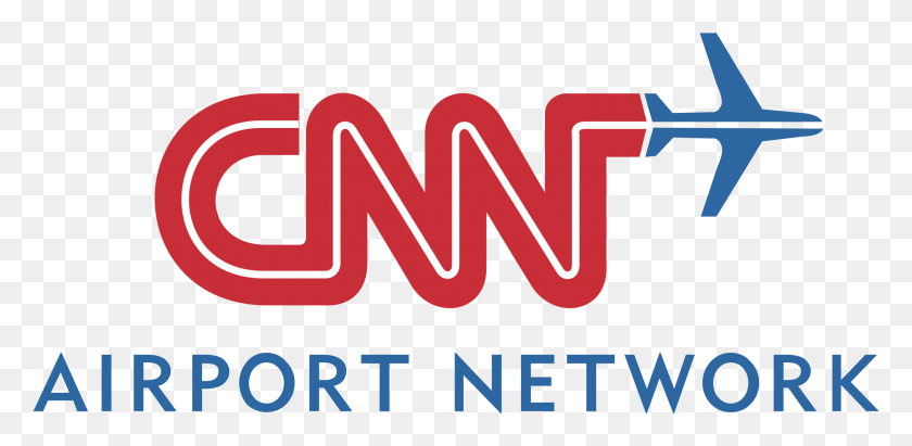 2191x986 Cnn Airport Network Logo Transparent Cnn Cuck News Network, Label, Text, Interior Design HD PNG Download