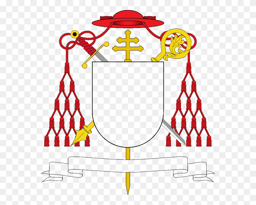 575x613 Coa Cardinal Prince Archbishop Cardinal Montini Coat Of Arms, Symbol, Armor, Text HD PNG Download