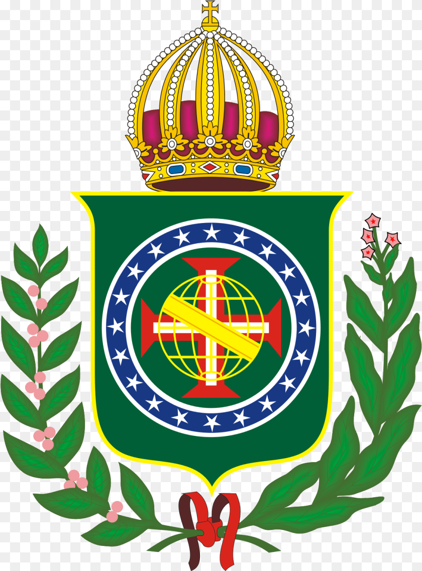 1127x1526 Coa Empire Of Brazil Federation Of The Americas, Emblem, Symbol Transparent PNG