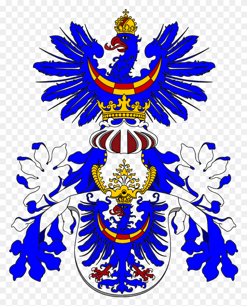 1053x1328 Coa Of Carniola Coat Of Arms Of Slovenian Blue Eagle, Emblem, Symbol, Building HD PNG Download