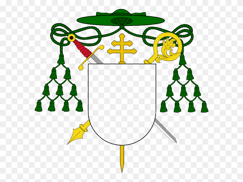 602x569 Coa Prince Archbishop Roman Catholic Archdiocese Of Lingayen Dagupan, Symbol, Logo, Trademark HD PNG Download