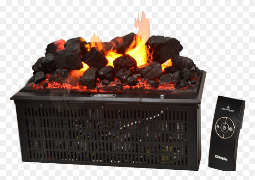 810x553 Coal Effect Electric Basket, Bonfire, Flame, Fire HD PNG Download