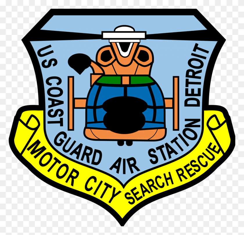 1200x1152 La Guardia Costera De La Estación Aérea De Detroit, Logotipo, Símbolo, Marca Registrada Hd Png