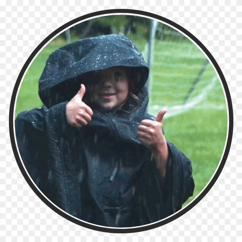 821x821 Coat Clipart Rain Poncho Hood, Clothing, Apparel, Helmet HD PNG Download
