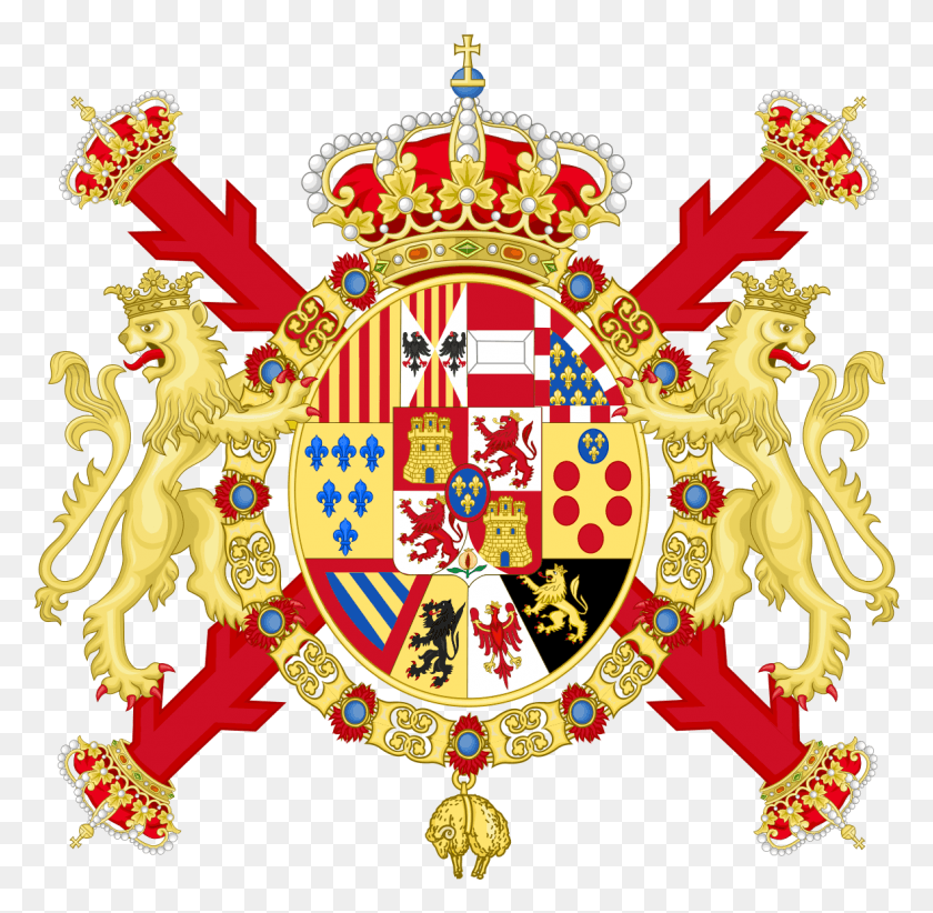 1179x1153 Coat Of Arm Of Spain, Pattern, Emblem, Symbol HD PNG Download