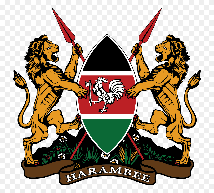 740x696 Coat Of Arms Detailed Rgb Coat Of Arms Kenya, Symbol, Logo, Trademark HD PNG Download