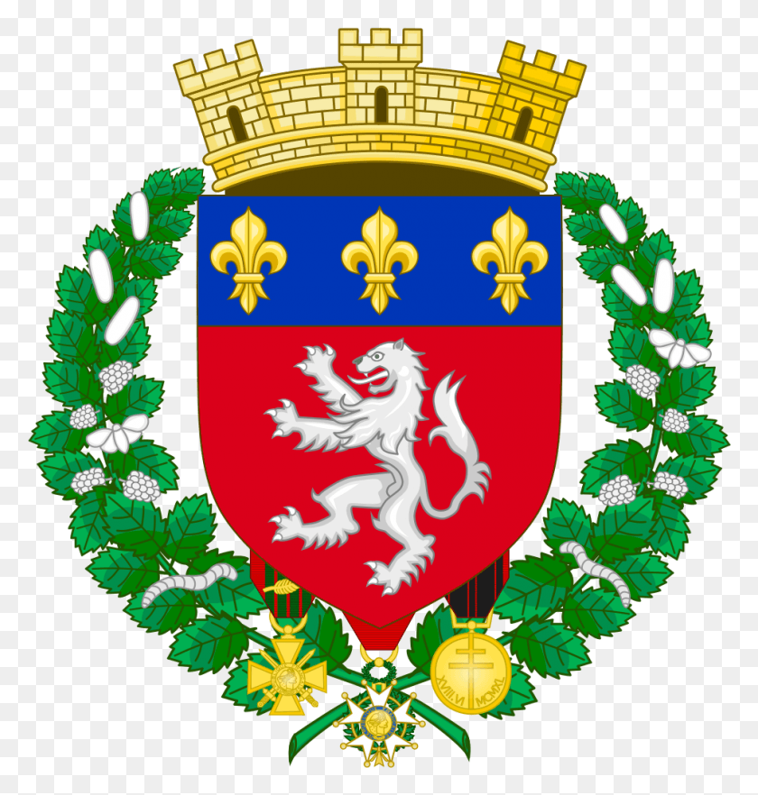 960x1012 Coat Of Arms Of Lyon Coat Of Arms, Symbol, Logo, Trademark HD PNG Download