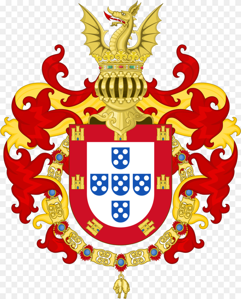 Coat Of Arms Of Manuel I And John Iii Of Portugal James V Of Scotland ...