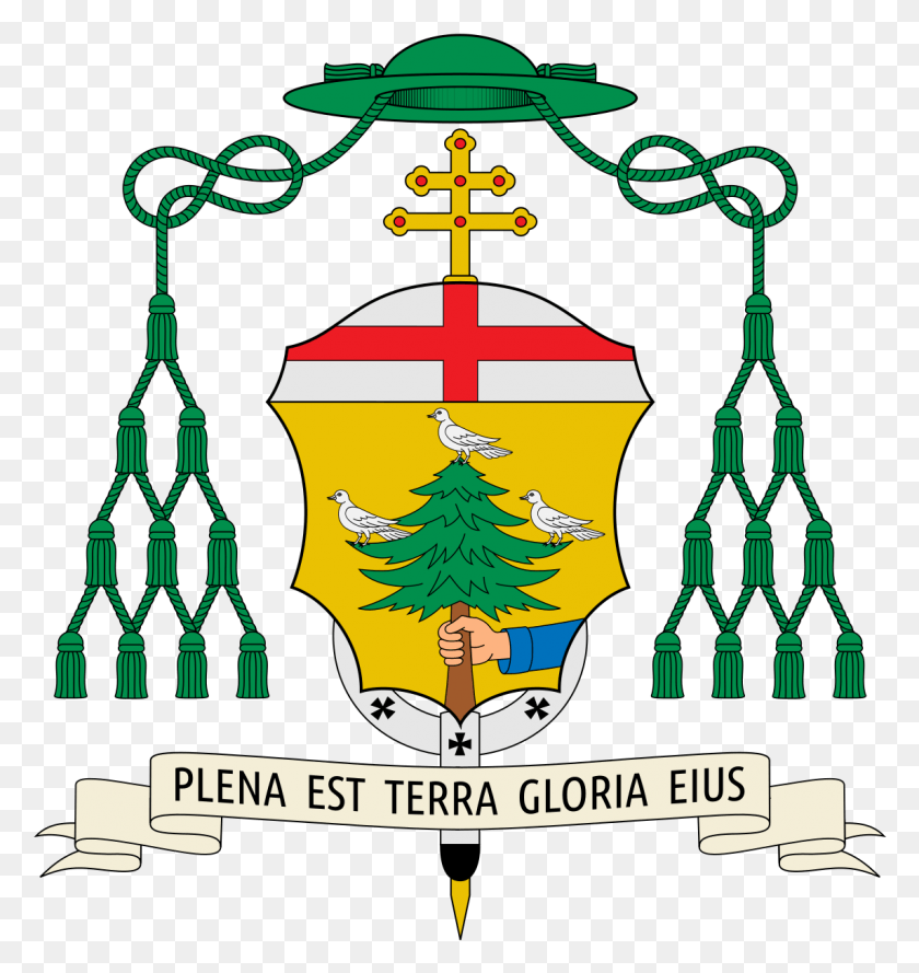 1143x1216 Escudo De Armas De Mario Enrico Delpini Arquidiócesis De Cagayan De Oro Logo, Árbol, Planta, Adorno Hd Png