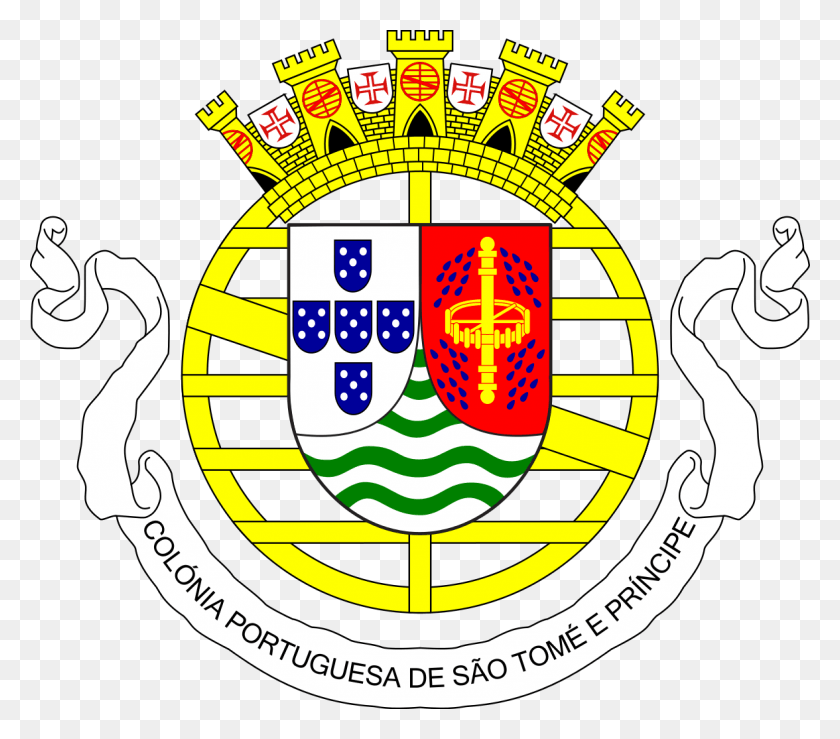 1176x1024 Coat Of Arms Of Portuguese Sao Tome And Principe Portuguese Cape Verde, Logo, Symbol, Trademark HD PNG Download