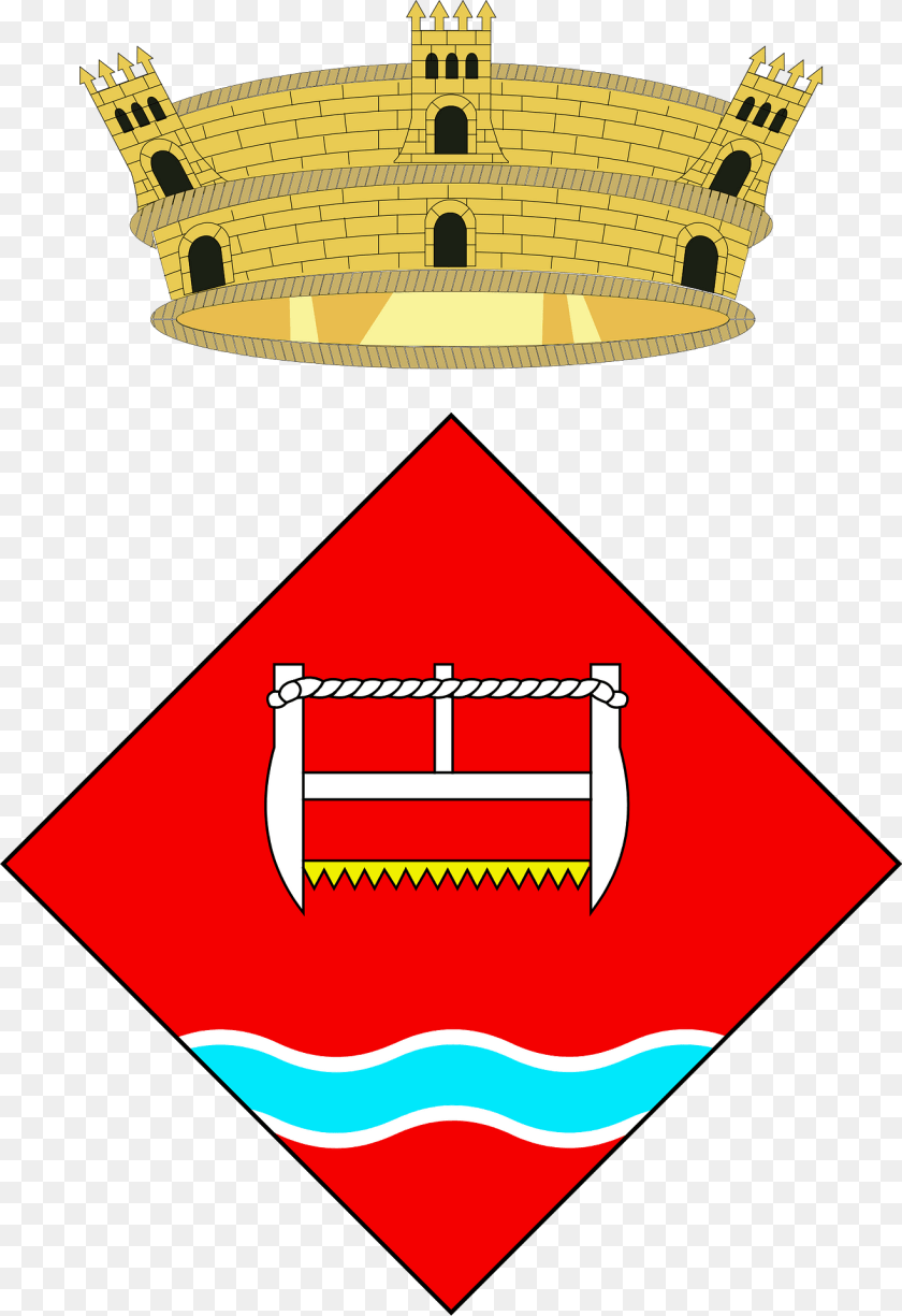 1317x1920 Coat Of Arms Of Serra De Dar Clipart, Badge, Logo, Symbol, Bulldozer PNG