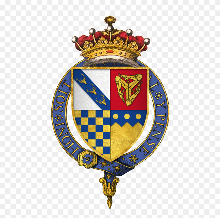 454x773 Coat Of Arms Of Sir Edward Stanley 1st Baron Monteagle Coat Of Arms Thomas De Beauchamp, Logo, Symbol, Trademark HD PNG Download