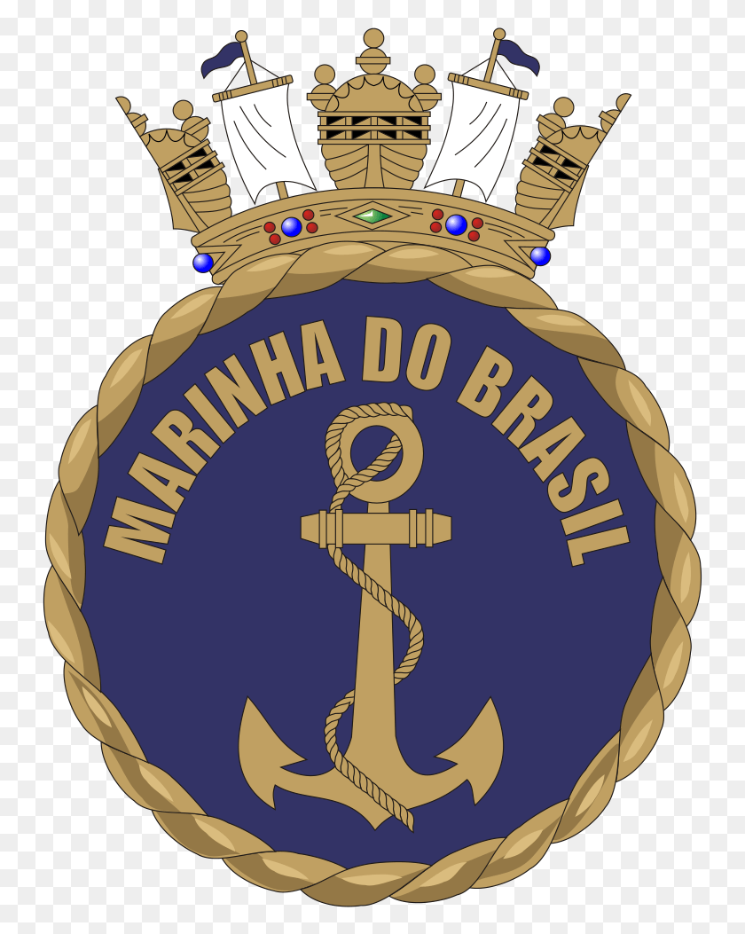 745x993 Descargar Png Escudo De Armas De La Armada De Brasil Marinha Do Brasil, Logotipo, Símbolo, Marca Registrada Hd Png