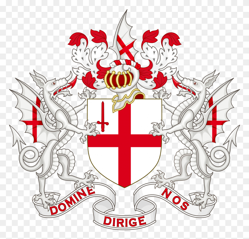 1551x1481 Escudo De Armas De La Ciudad De Londres, Escudo De Armas De Londres, Símbolo, Emblema, Logotipo Hd Png