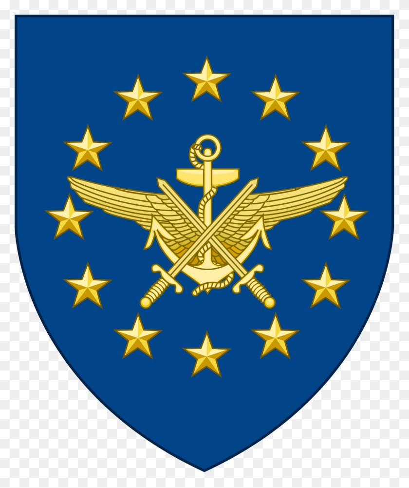 1200x1448 Coat Of Arms Of The European Union Military Staff Emblem Of European Union, Symbol, Logo, Trademark HD PNG Download