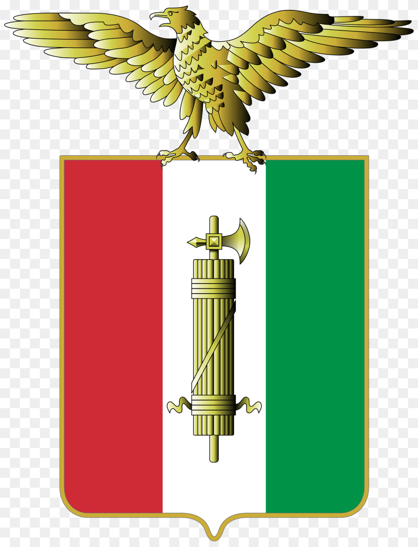 1468x1920 Coat Of Arms Of The Italian Social Republic Clipart, Animal, Bird, Smoke Pipe Sticker PNG