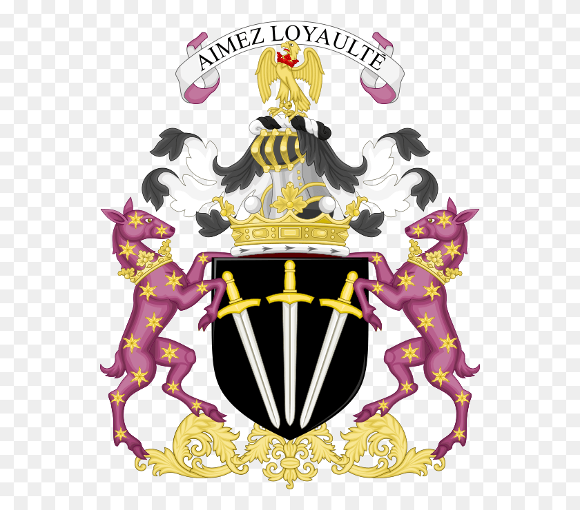 550x680 Coat Of Arms Of The Marquess Of Winchester Marquess Coat Of Arms, Person, Human, Circus HD PNG Download