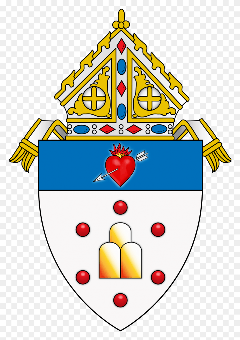 1201x1739 Coat Of Arms Template Archdiocese Of Miami, Shield, Armor, Pac Man HD PNG Download