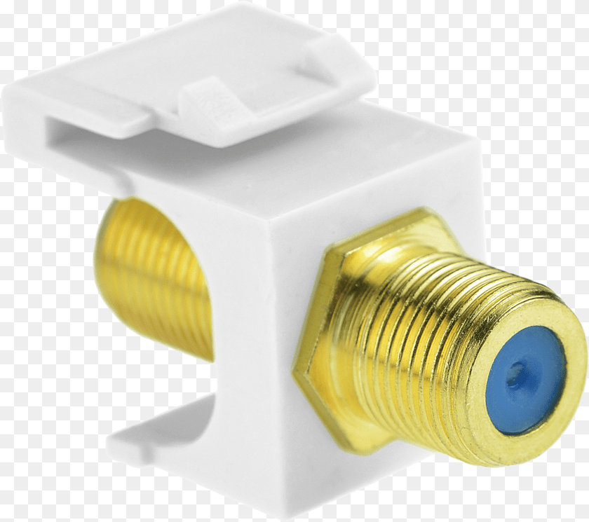 1535x1361 Coaxial Keystone Jack Gold Plated Rg6 Insert For Keystone Cable PNG