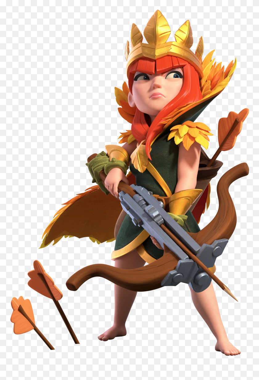 2731x4097 Coc Autumn Queen Skin HD PNG Download
