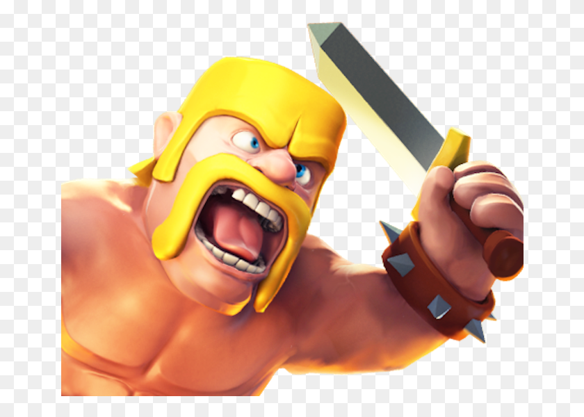 666x540 Coc Gamer Barbaro Clash Of Clans, Person, Human, People HD PNG Download