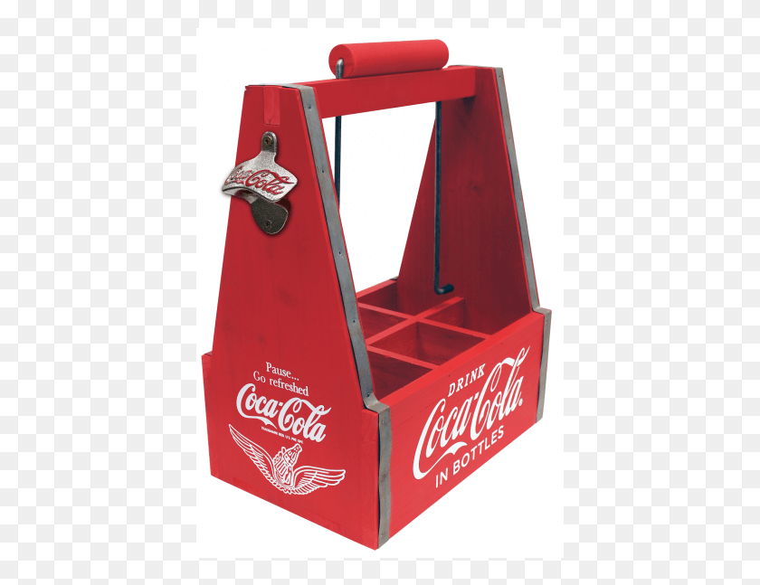 407x587 Coca Cola 6 Pack Wood Caddy Wopener Кока-Кола, Кока-Кола, Напиток, Кока Hd Png Скачать