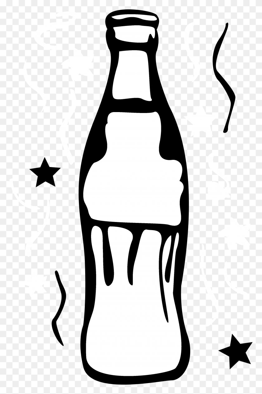 2400x3701 Логотип Coca Cola Bottle2 Черно-Белый Presentaciones Interactivas En Powerpoint, Трафарет, Символ Hd Png Скачать